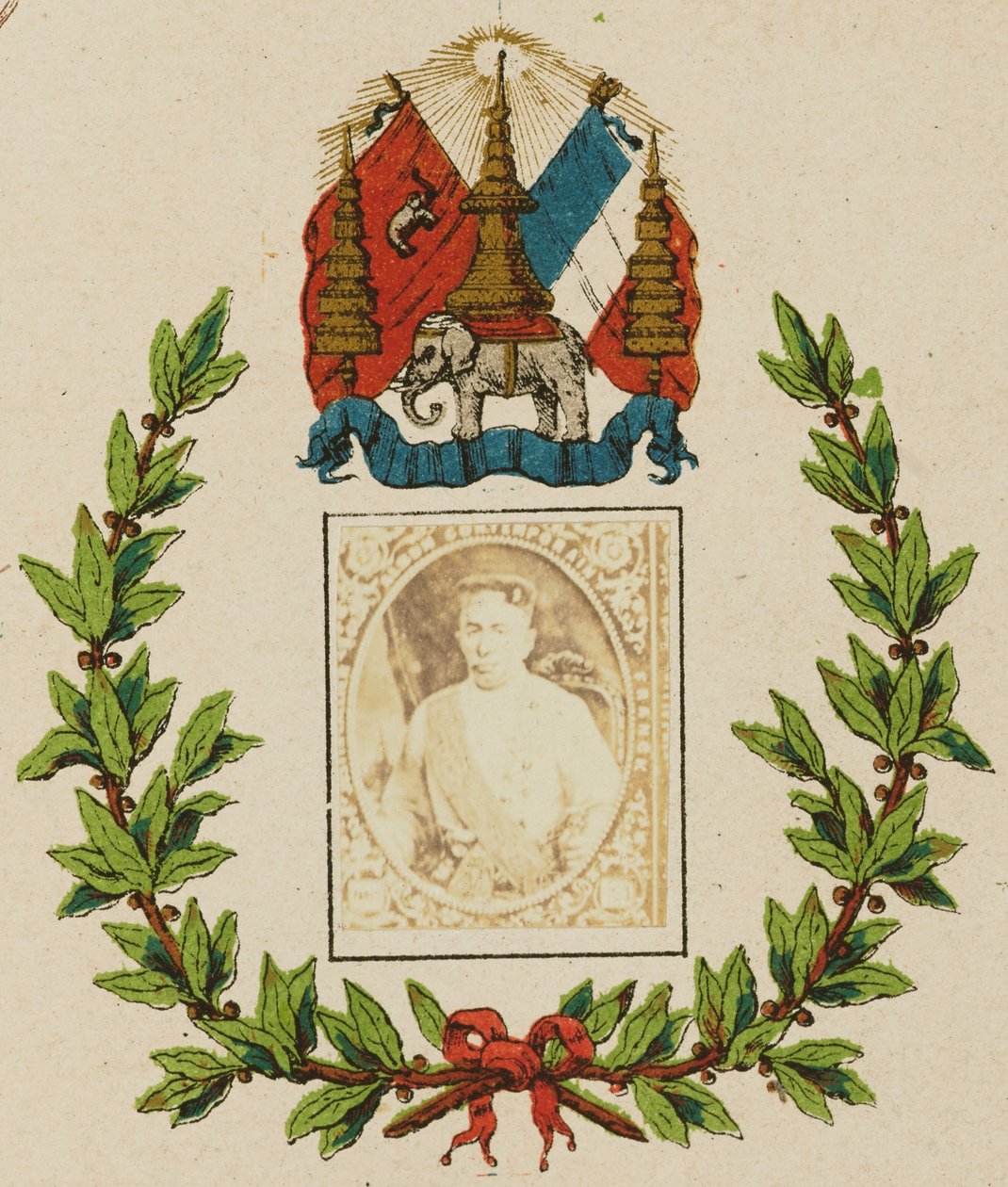 Mongkut door Franck (François Marie Louis Alexandre Gobinet de Villecholles)