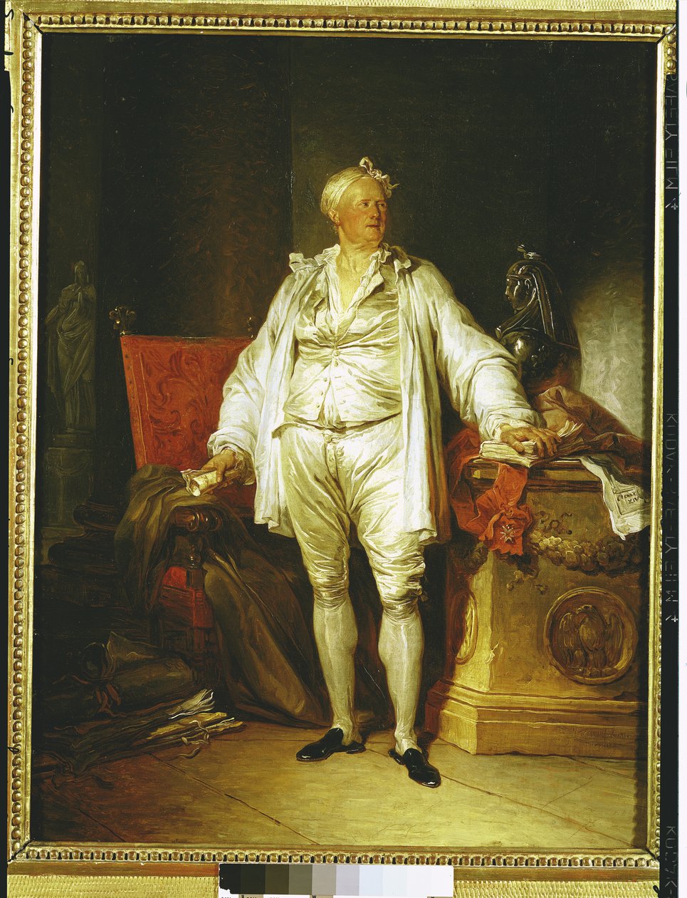 Portret van Monsieur Bergeret de Grancourt (1715-85) 1774 door François André Vincent