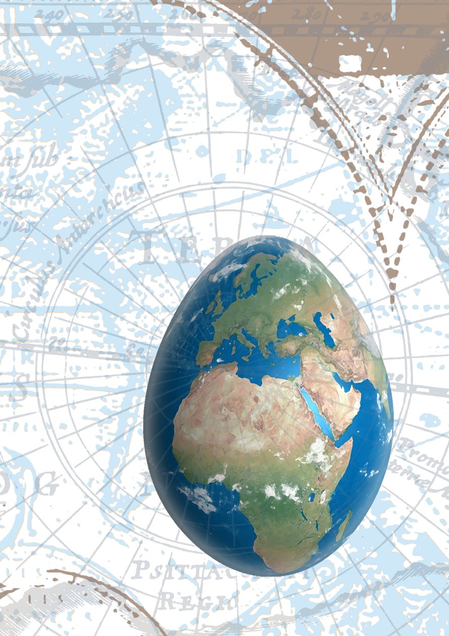 Egground de wereld, 2015 door Francois Domain