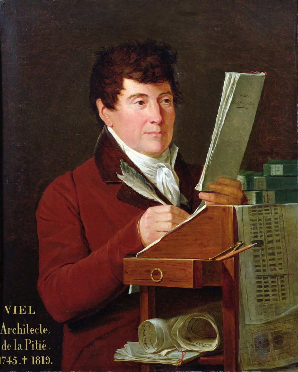 Portret van Charles Francois Viel (1745-1819) 1811 door Francois Dumont