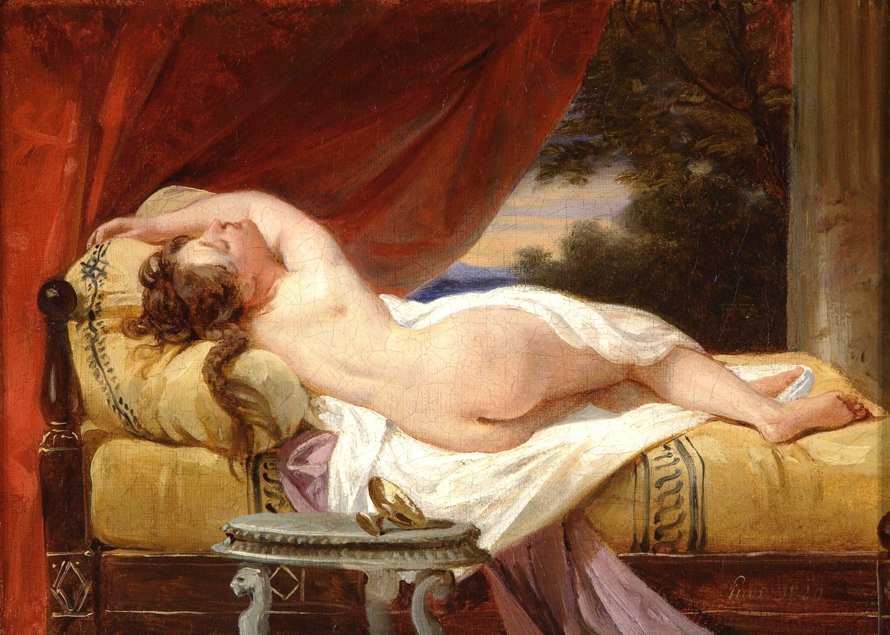 Odalisque, 1829 door Francois Edouard Picot