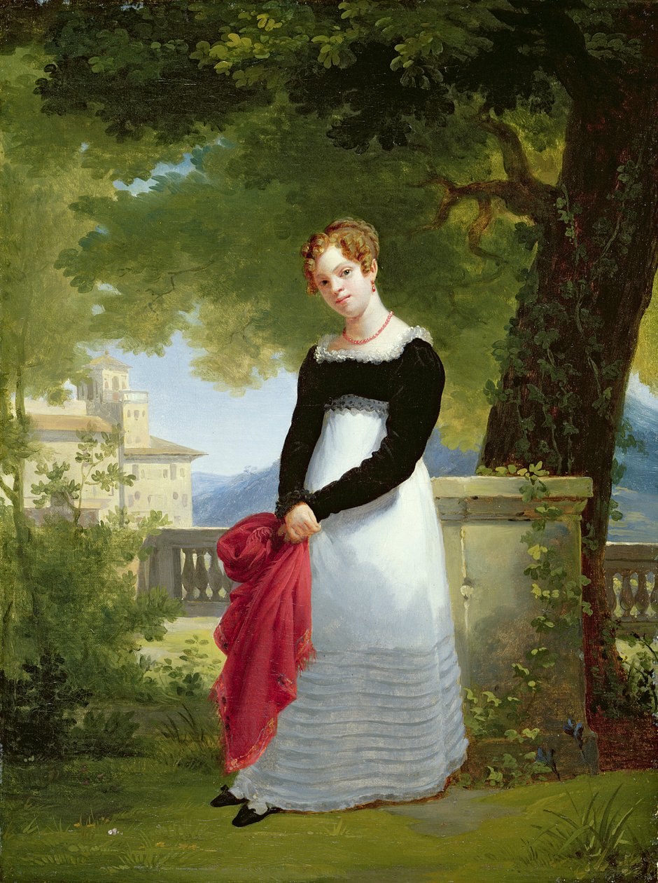 Portret van Adelaide-Sophie Cleret, c.1817 door Francois Edouard Picot