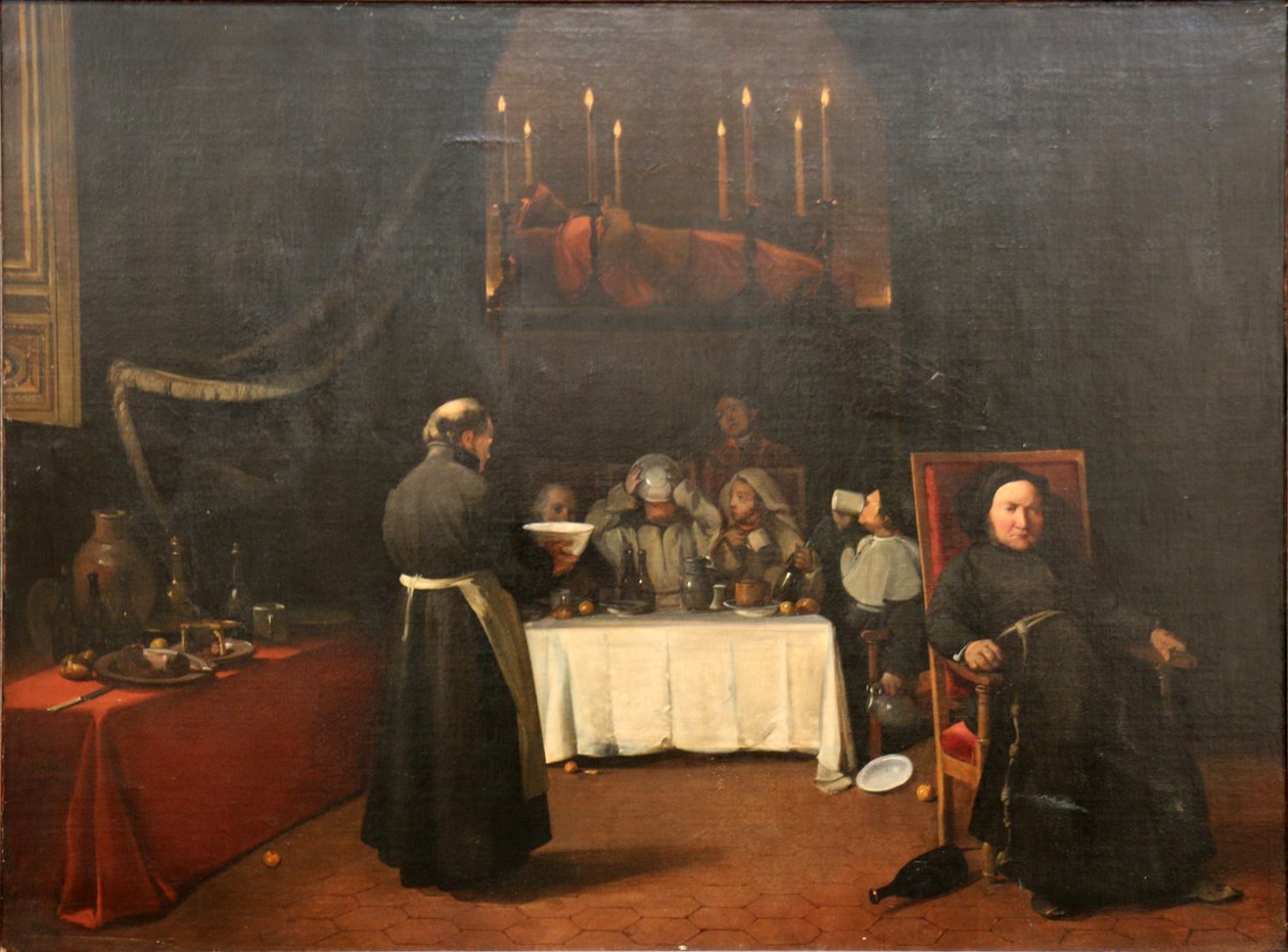 Nachtwake door Francois Marius Granet
