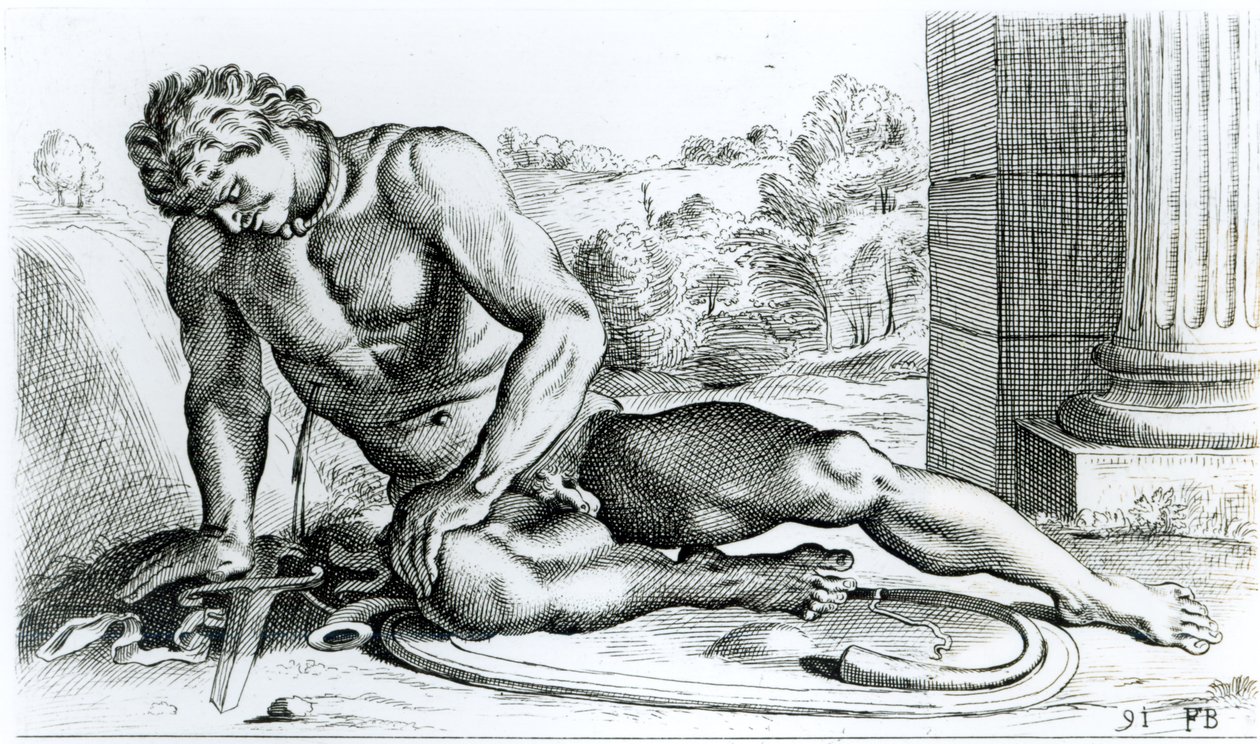 Mirmillo, c.1653 door Francois Perrier
