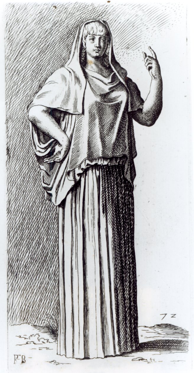 Vestaalse Maagd, ca. 1653 door Francois Perrier