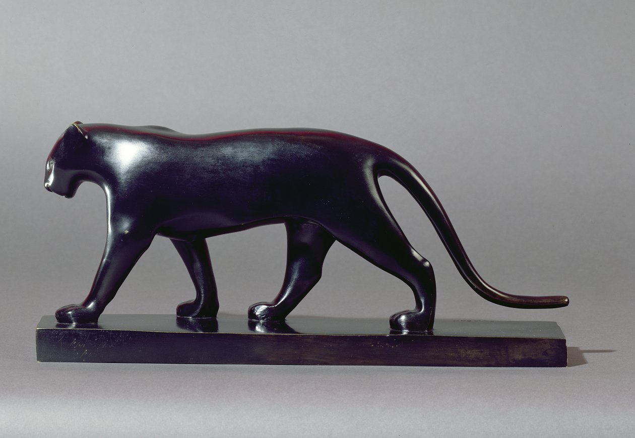 Zwarte panter (brons) door Francois Pompon