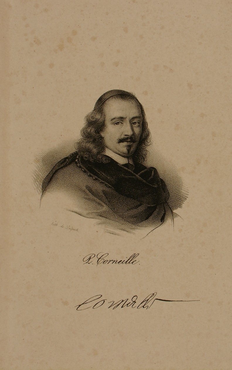 Pierre Corneille (1606-84) door Francois Seraphin Delpech