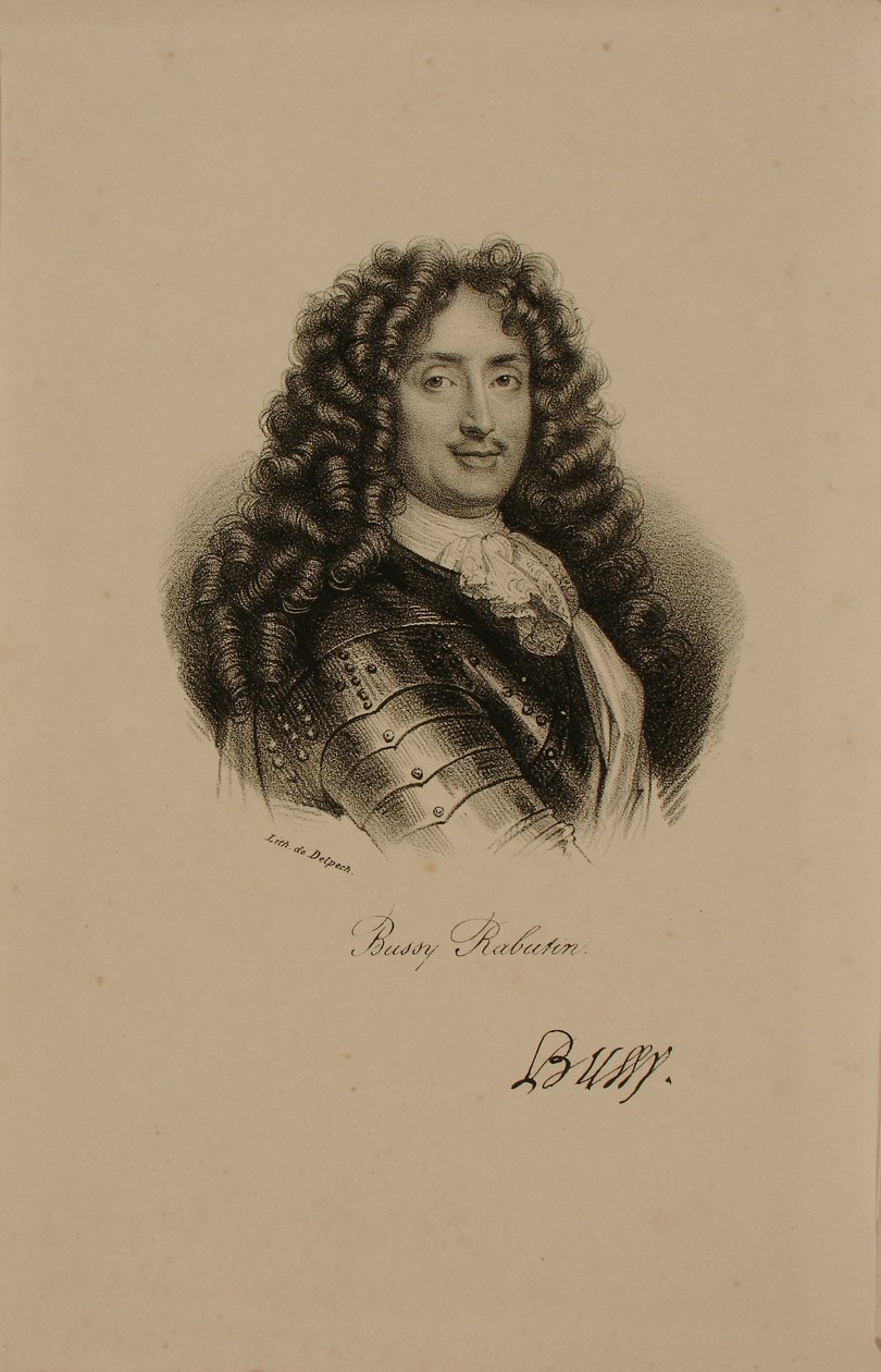 Portret van Graaf Roger Bussy de Rabutin (1618-93) door Francois Seraphin Delpech