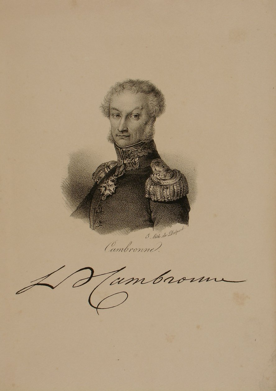 Portret van Generaal Etienne Cambronne (1770-1842) door Francois Seraphin Delpech