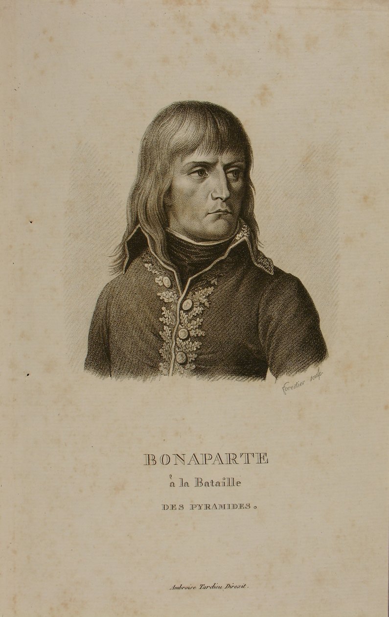 Portret van Napoleon Bonaparte (1769-1821) door Francois Seraphin Delpech