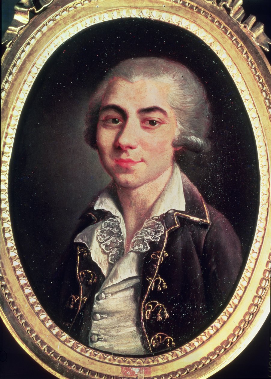 Portret van André Chénier (1762-94) door Francois Thomise