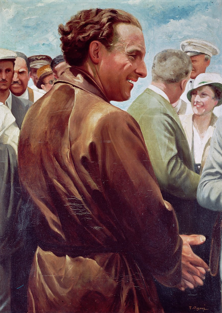 Jean Mermoz (1901-36) door Francois Victor Cogne