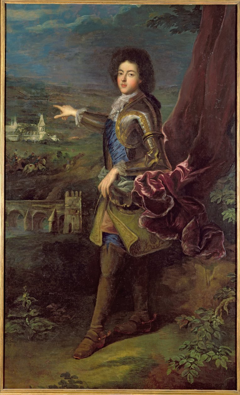 Portret van Louis Auguste de Bourbon (1670-1736) Hertog van Maine door Jean François de Troy