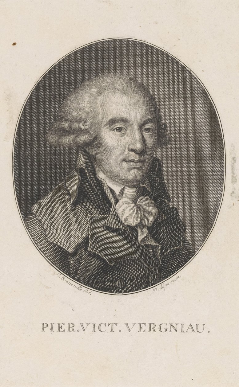 Pierre Victurnien Vergniaud door Francois Bonneville