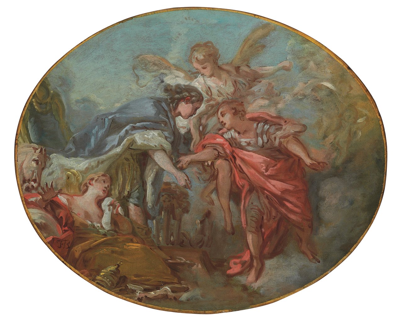 Een Allegorie door François Boucher