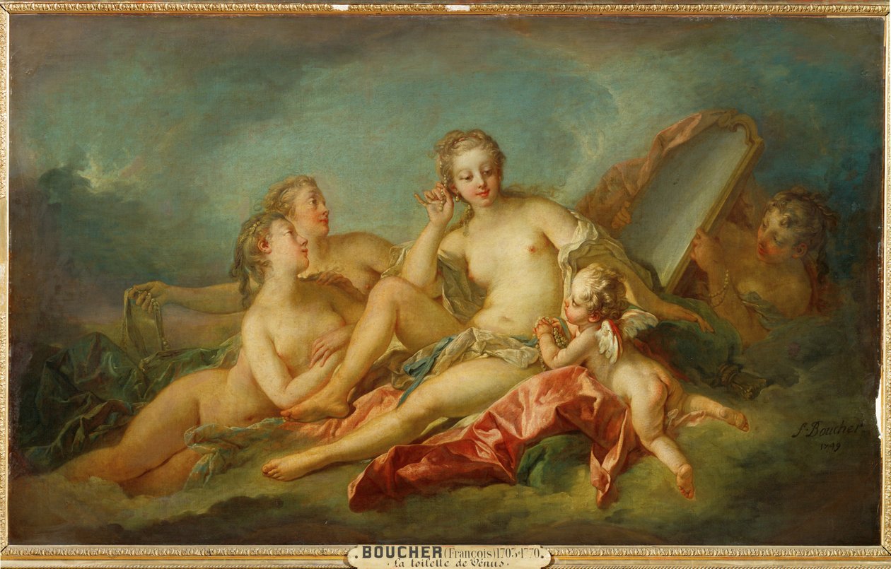 Het toilet van Venus ... door François Boucher