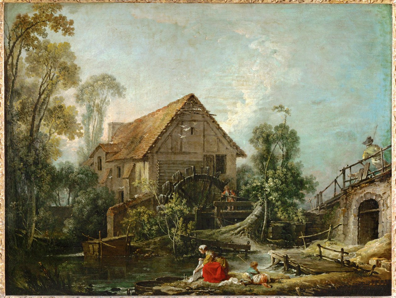 Le moulin - de molen ... door François Boucher