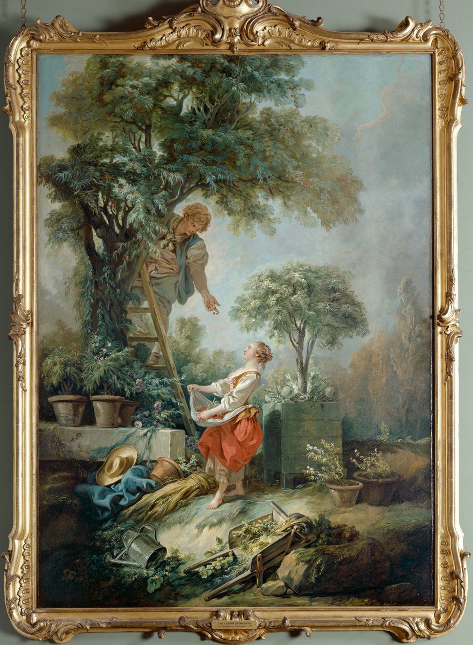 De kersplukkers door François Boucher