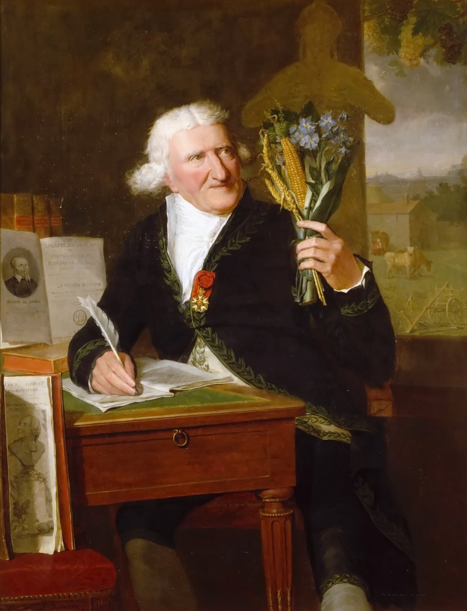 Portret van Antoine-Augustin Parmentier 1737-1813 door Francois Dumont