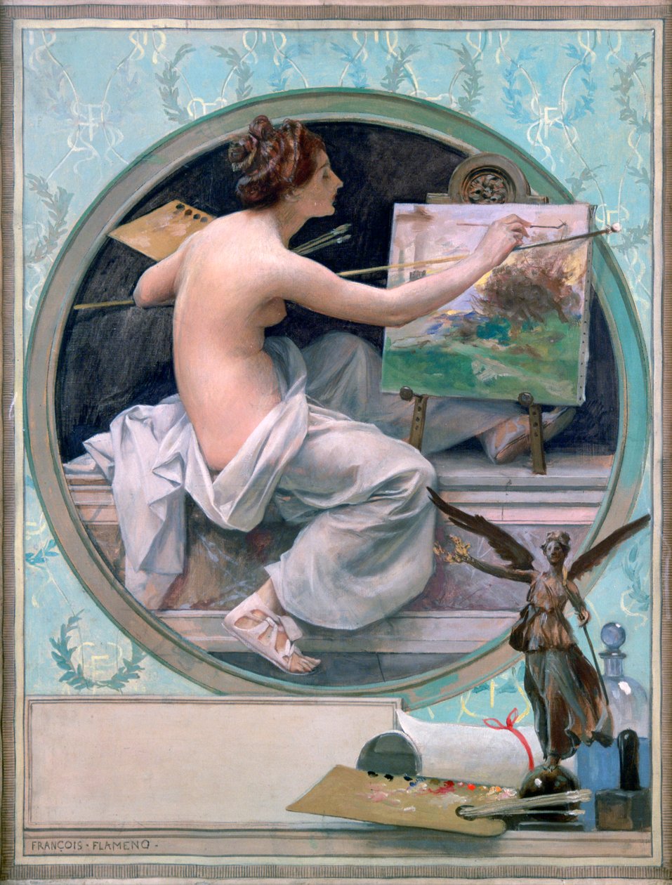 Allegorie door Francois Flameng