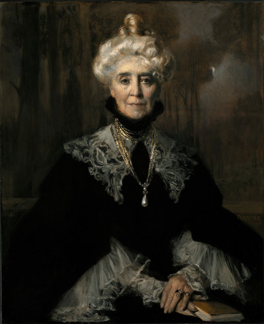 Mevrouw Adeline M. Noble door Francois Flameng