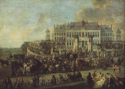 Het Feest in Broquelet door Francois Louis Joseph Watteau