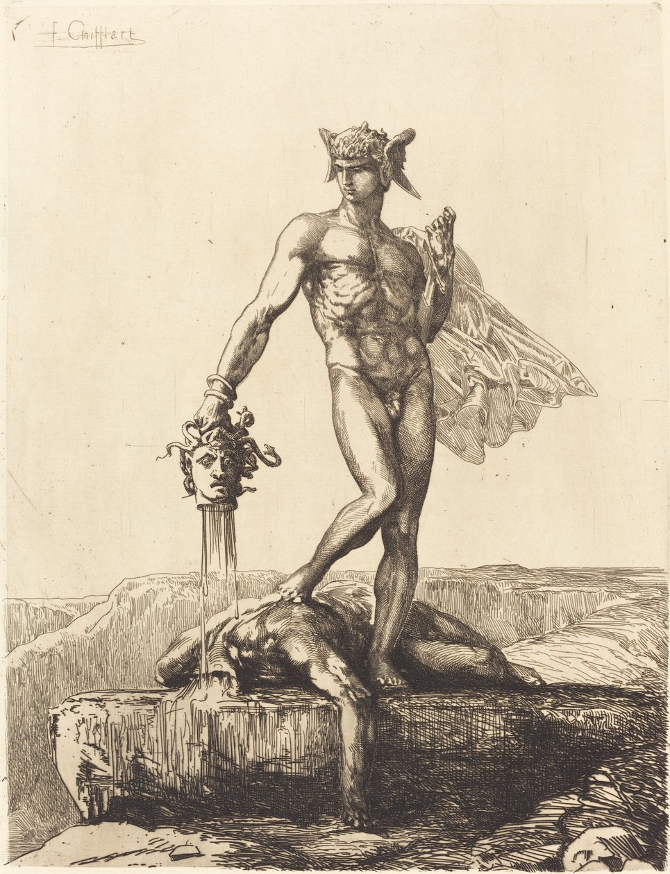 Perseus door Francois Nicolas Chifflart
