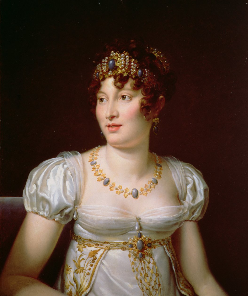 Portret van Caroline Murat door Francois Pascal Simon Gerard