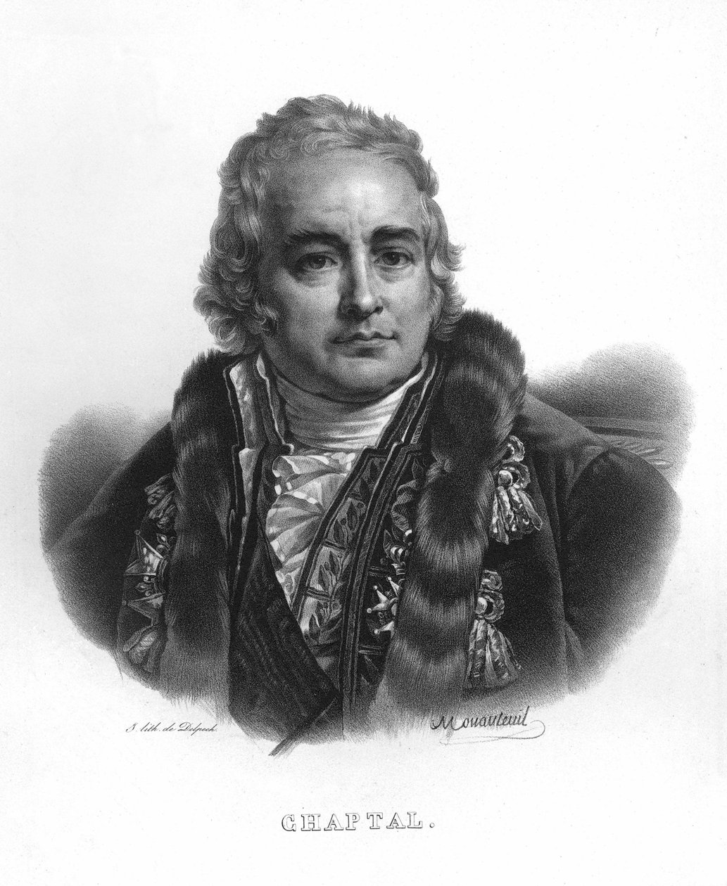 Portret van Jean Antoine Chaptal door Francois Seraphin Delpech