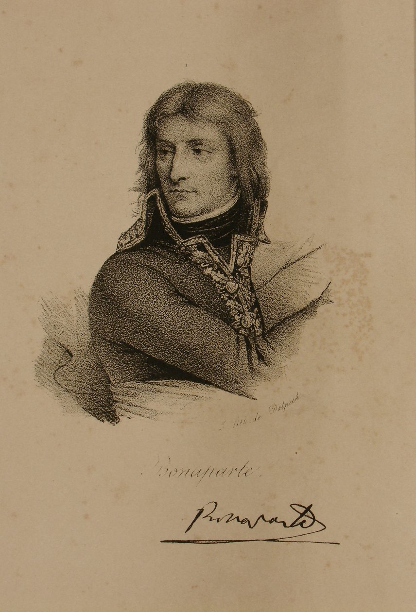 Portret van Napoleon Bonaparte (1769-1821) door Francois Seraphin Delpech