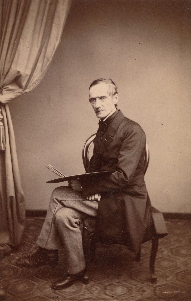 Alexander Calame, 1860s door Francois Vuagnat