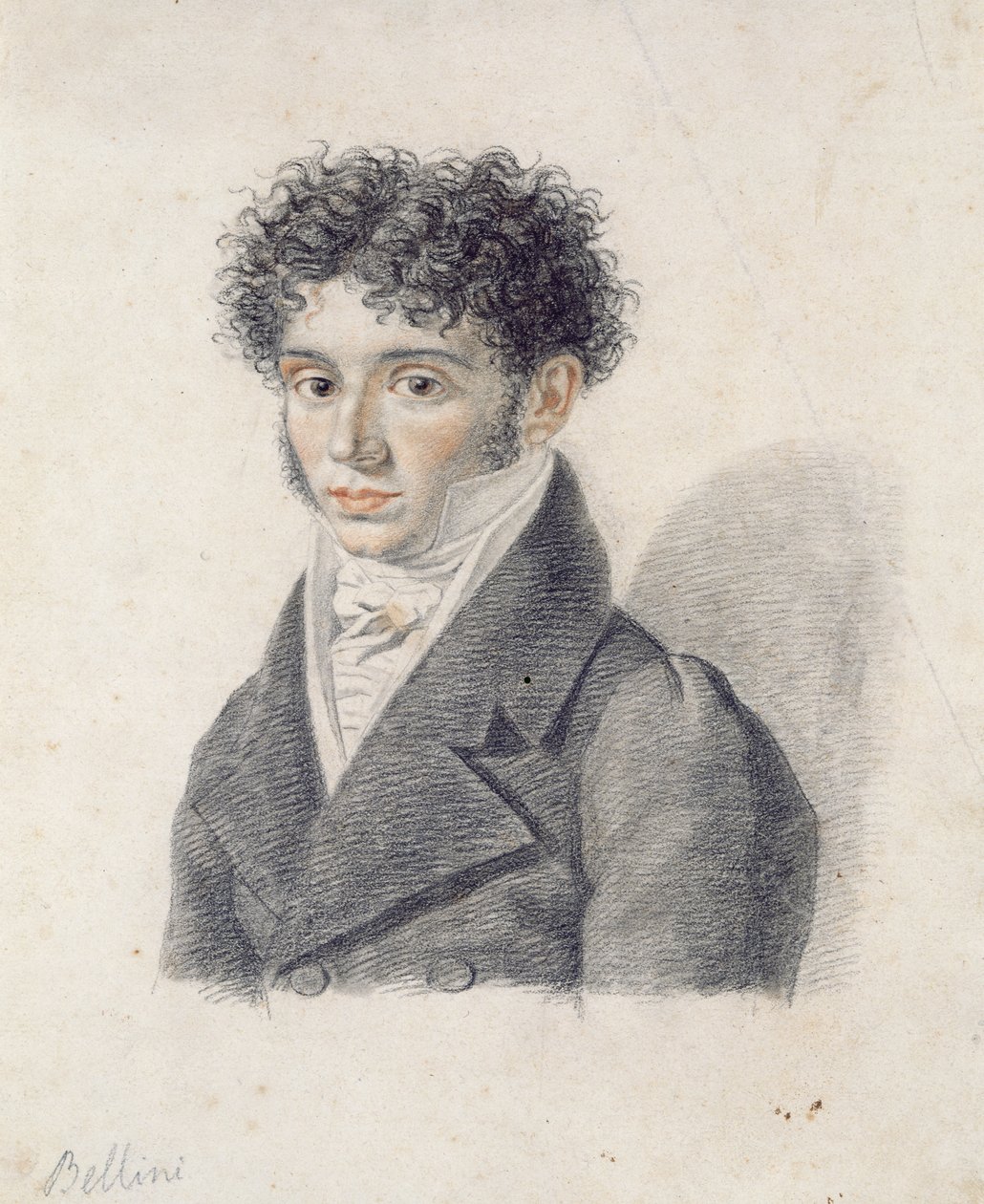 Portret van Vincenzo Bellini (1801-35) door Francois Xavier Fabre