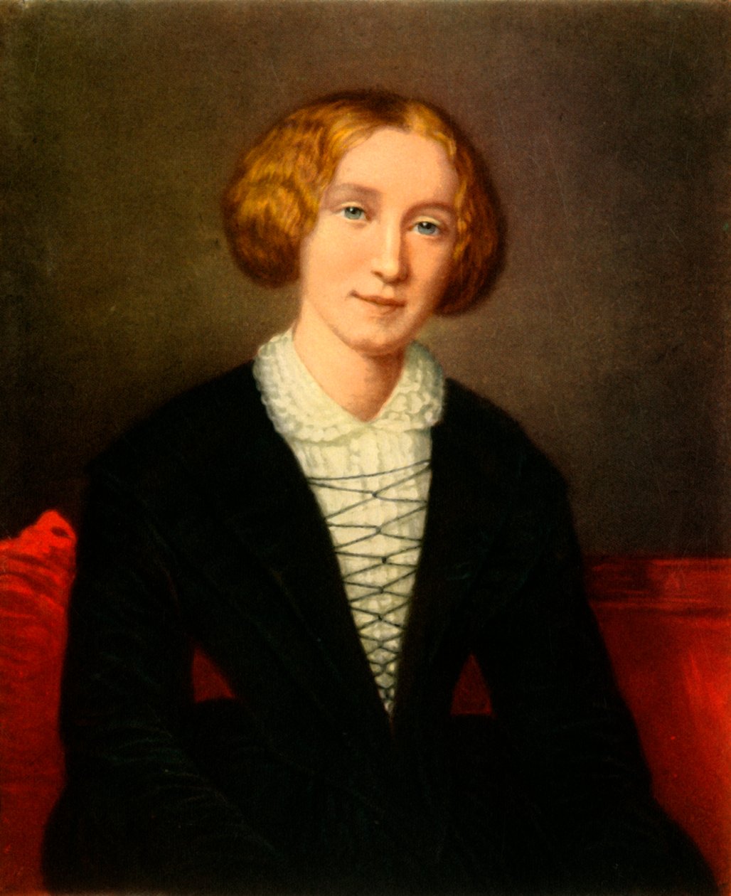 George Eliot, ca. 1850, 1942 door Francois d