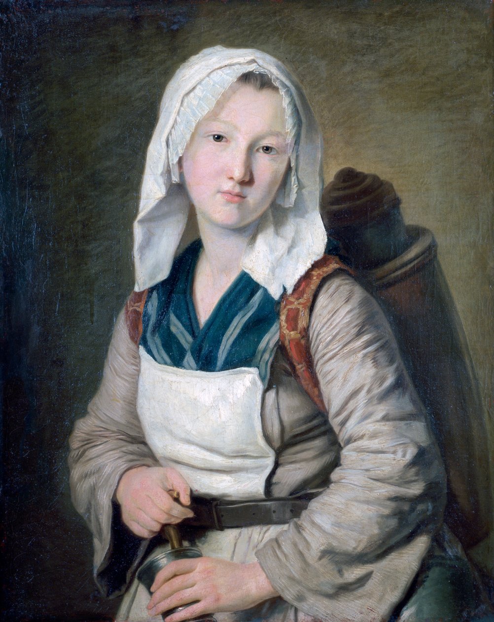 De kruiden thee verkoper, ca. 1725-1778 door Francoise Duparc