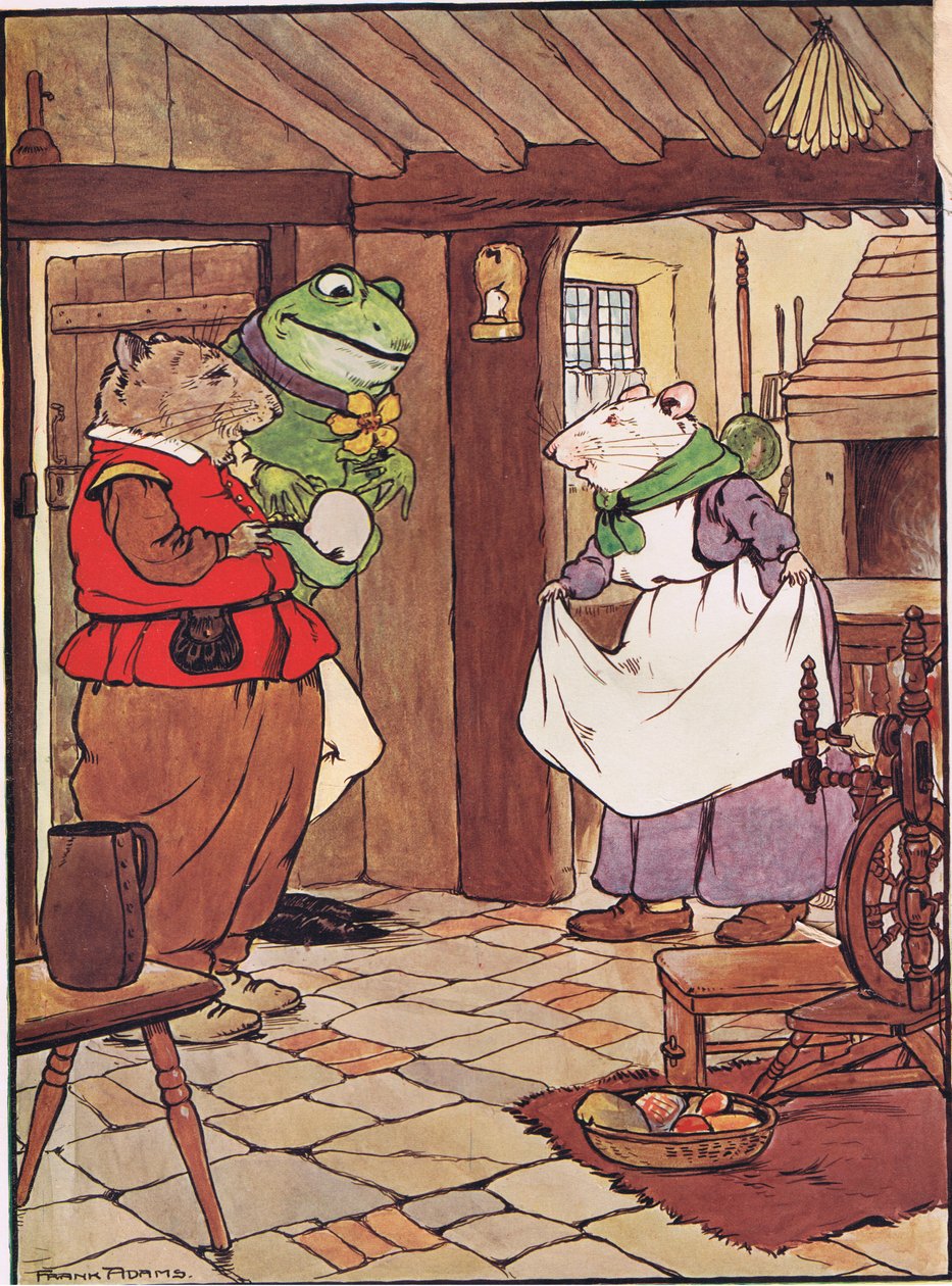 Bid Mevrouw Muis bent u binnen, illustratie uit 