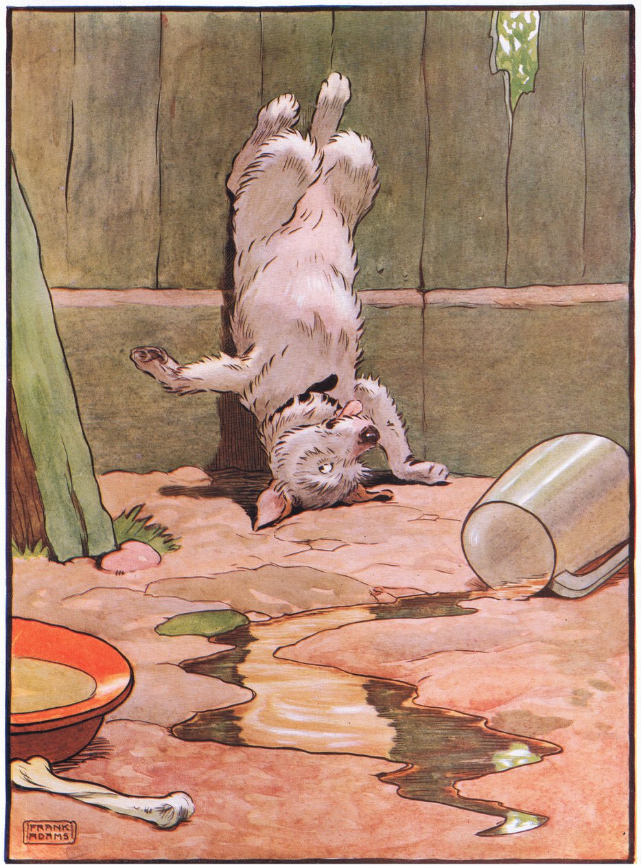 De hond stond op zijn kop, jaren 1930 door Frank Adams