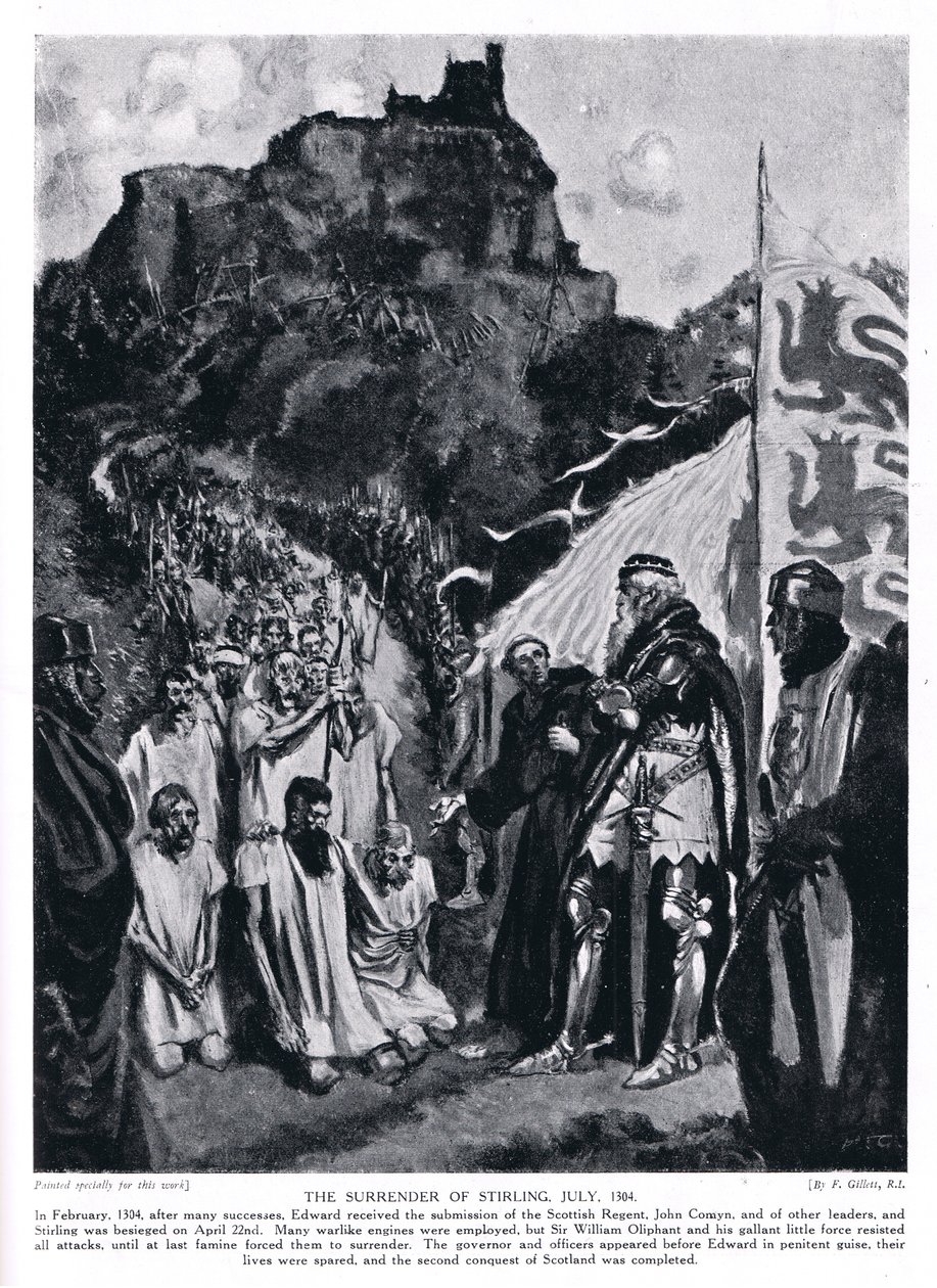 De overgave van Stirling Castle; juli; AD1304, 1920