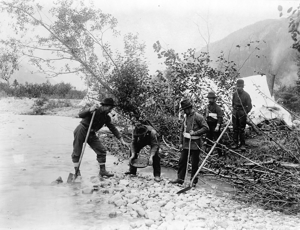 Op zoek naar fortuin, Klondike-regio door Frank La Roche