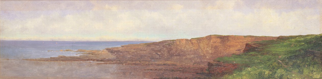 Kust van Northumberland door Frank Thomas Carter