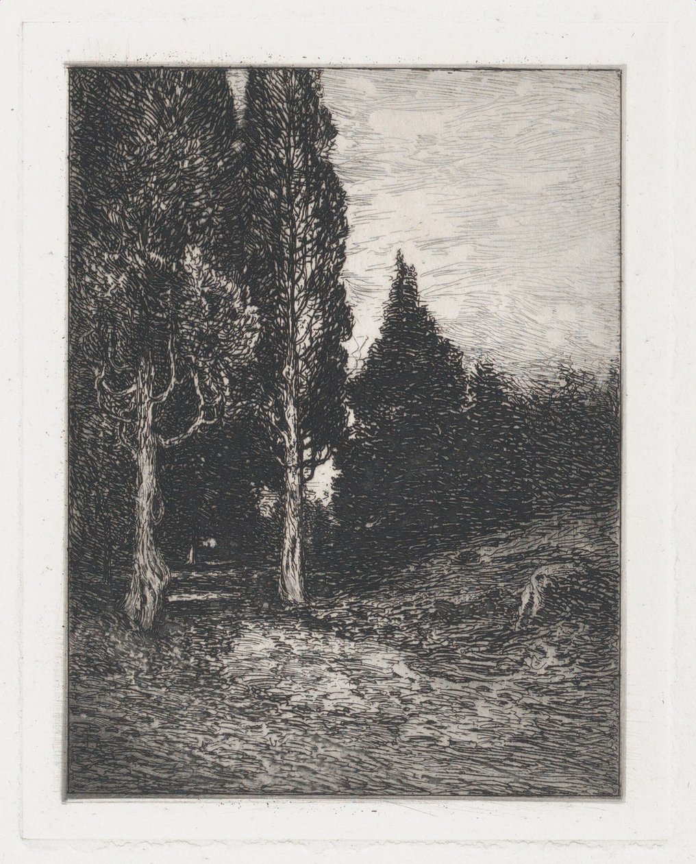 Landschap, ca. 1880-91 door Frank Anderson