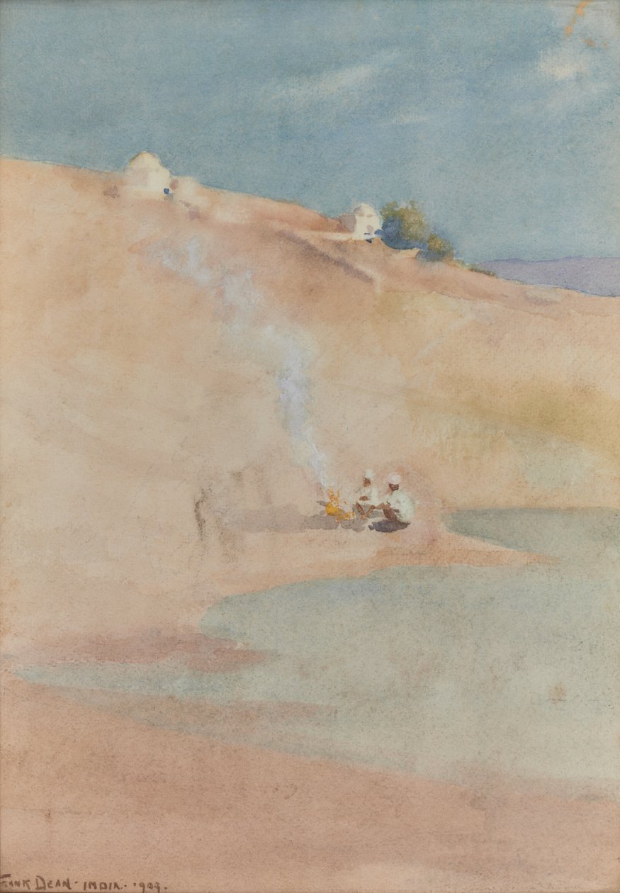 De rand van de Bekanneer woestijn, India door Frank Dean