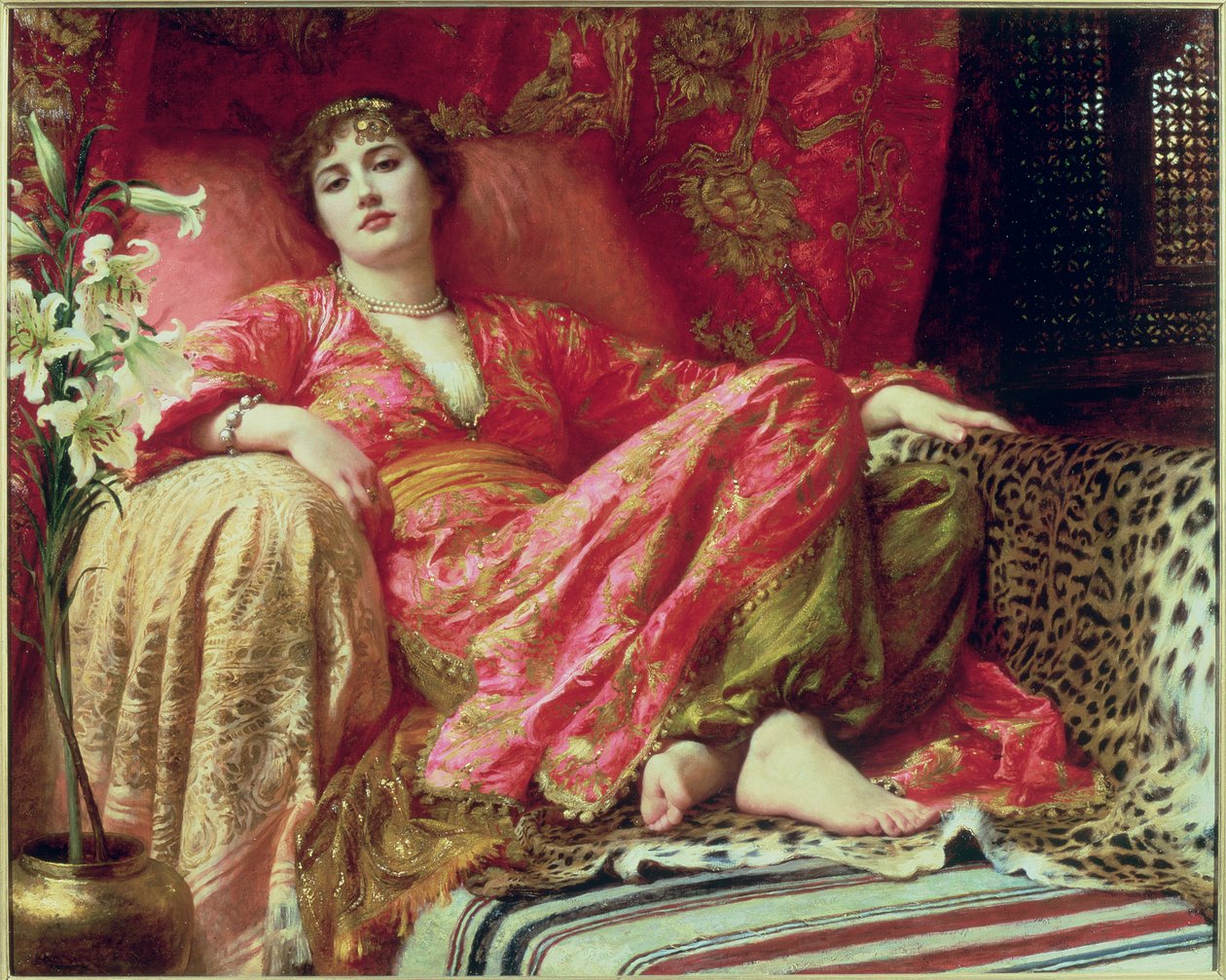 Leila, 1892 door Frank Dicksee