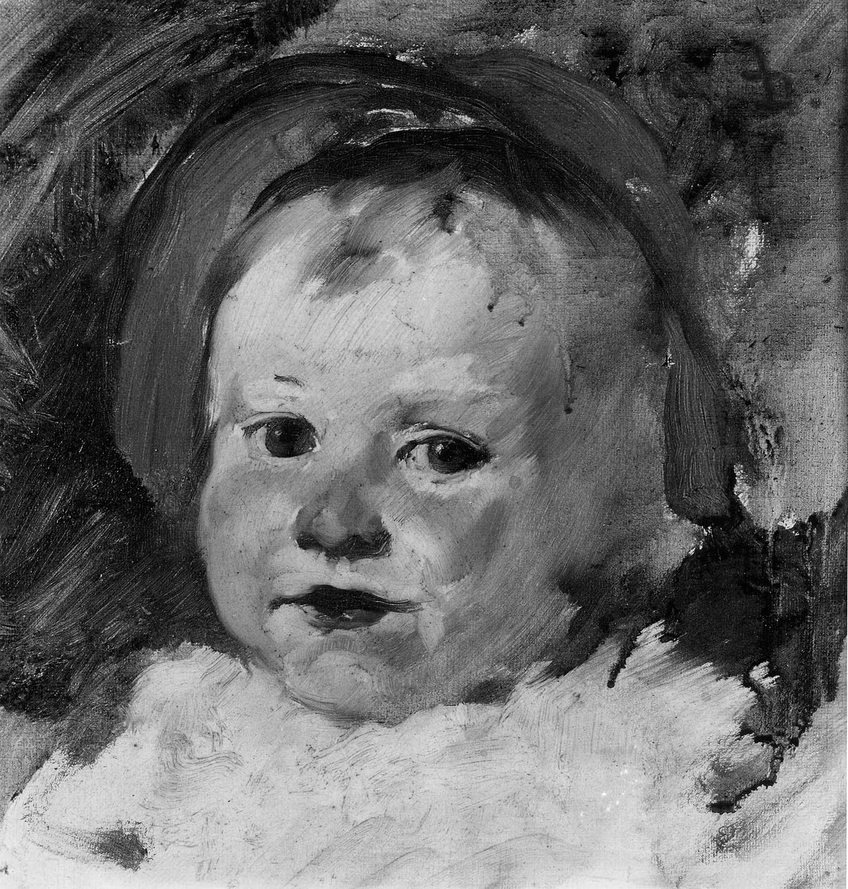 Hoofd van een kind door Frank Duveneck