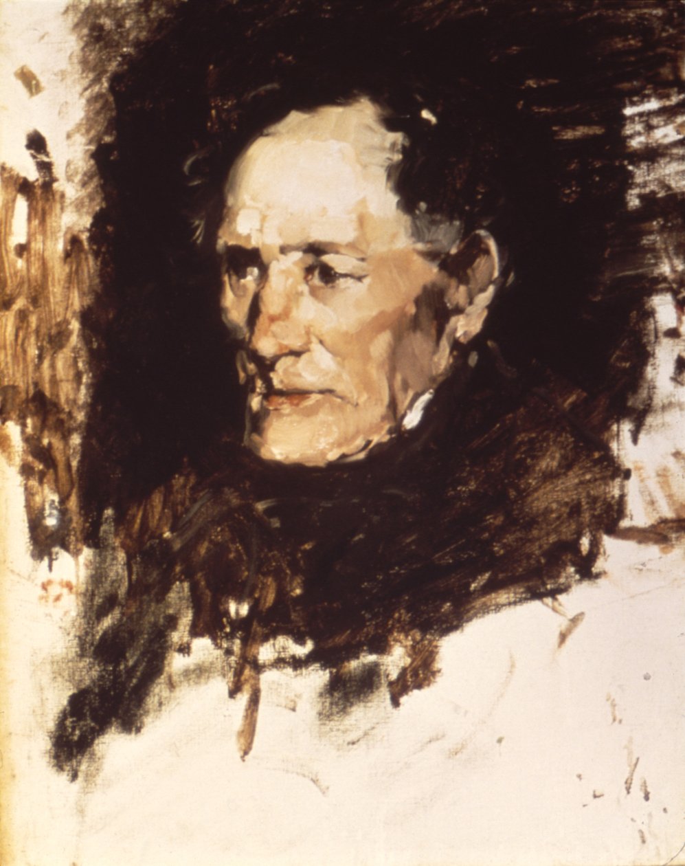 Hoofd van een Oude Man door Frank Duveneck