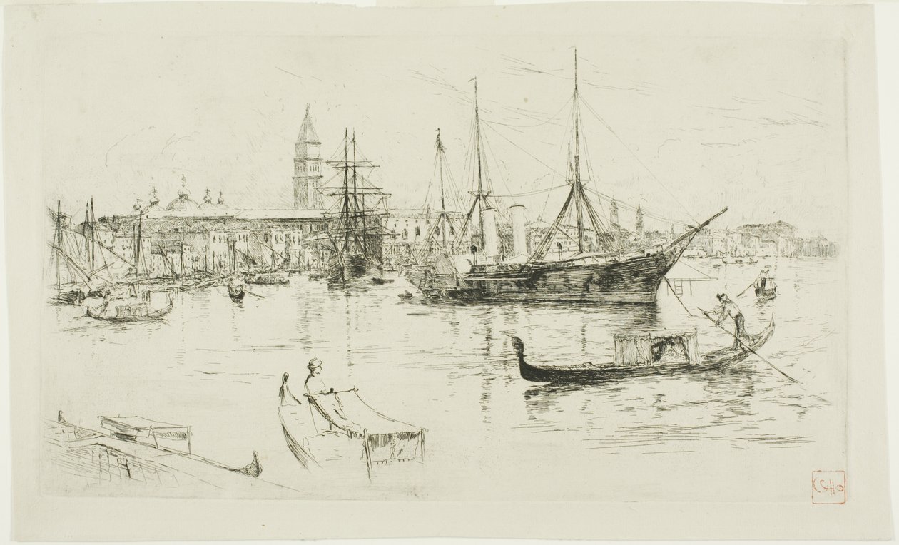 Lagune, Venetië door Frank Duveneck
