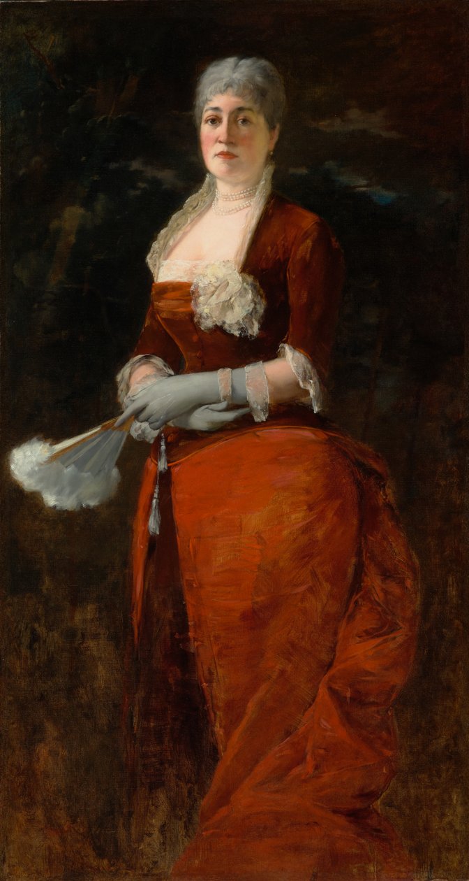 Mary E. Goddard door Frank Duveneck