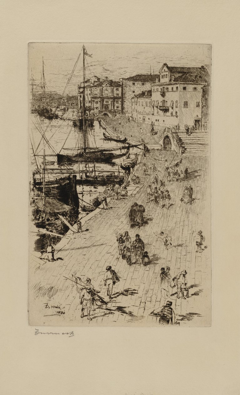 Riva degli Schiavoni, nr. 2 door Frank Duveneck