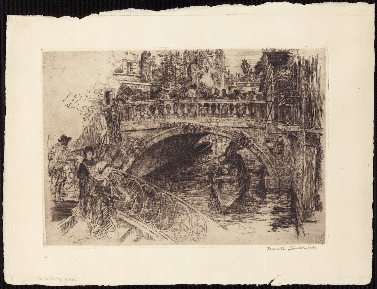 Venetiaanse brug door Frank Duveneck