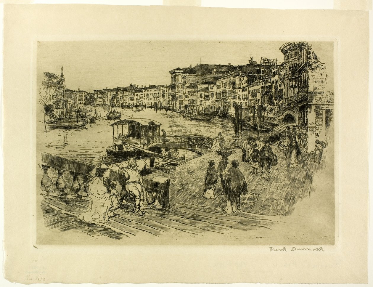 Uitzicht op het Grote Kanaal door Frank Duveneck