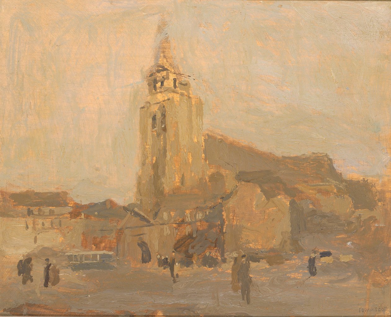 Eglise Saint Merry, n.d. door Frank Edwin Scott